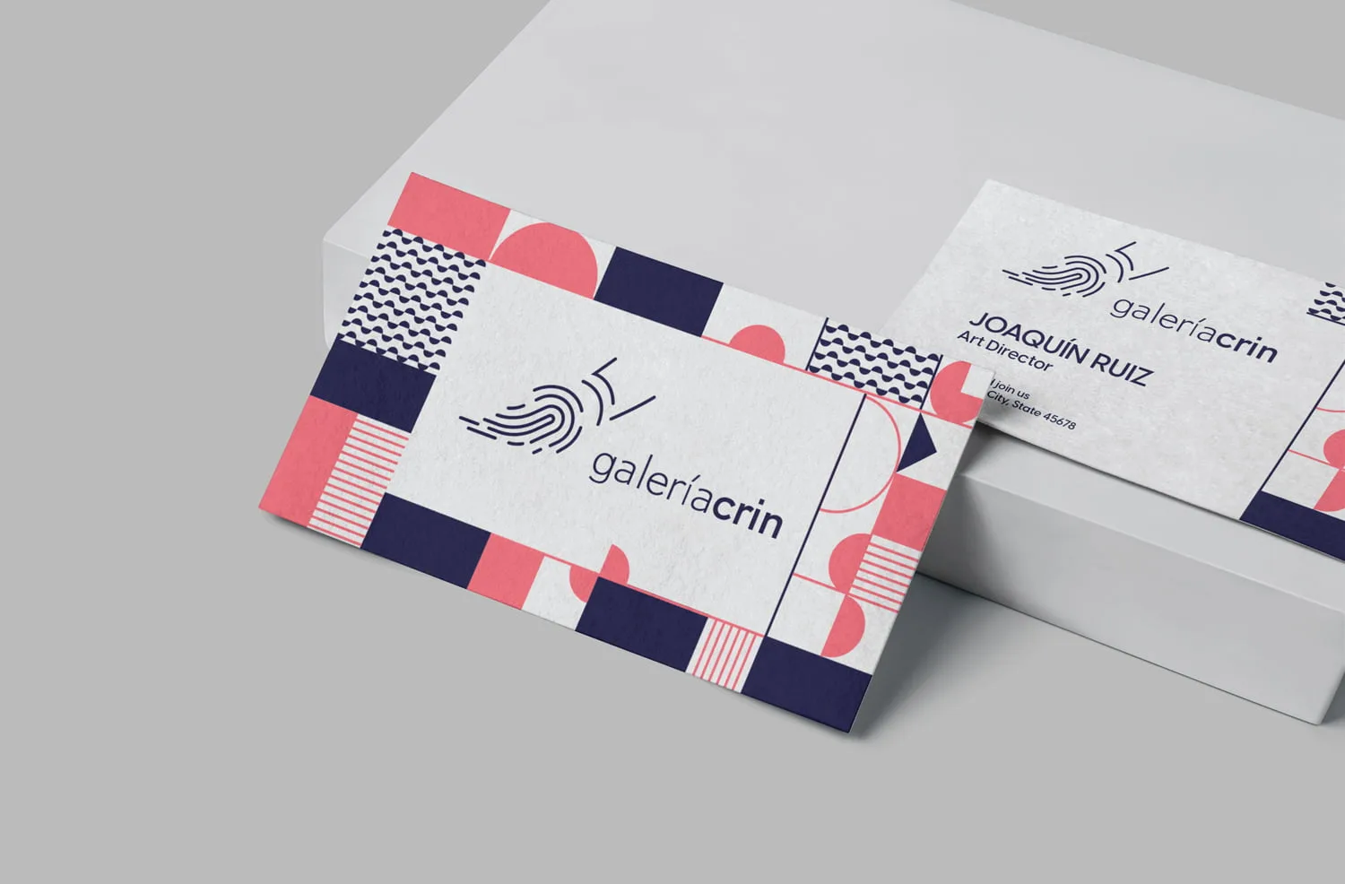 Tarjetas de visita de Galería Crin